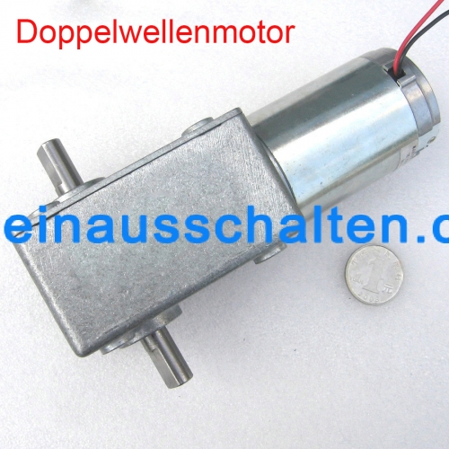 12V 5RPM 650Ncm / 65KG.cm Elektromotor mit doppelter Welle Elektromotor tor GleichstromMotor Einbaumotor Getriebemotor motor hoch drehmoment