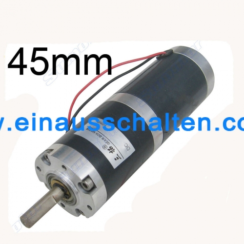 10rpm 750N.cm DC12V 45mm DC-Motoren Planetengetriebe Elektromotor Planetengetriebemotor Hochbelastet Großdrehmoment Industrie Landwirtschaft