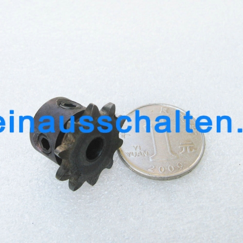 10 Zähne Kettenräder Rollenkette 04C-Pitch 6.35mm 1/4 "Rollen Bohrung 6mm 7mm 8mm Industrie Getriebe Motor