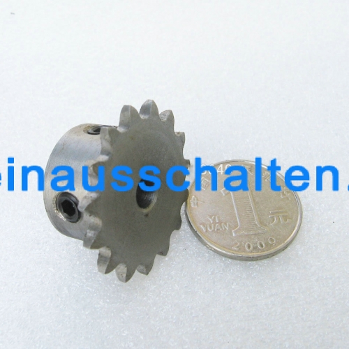 15 Zähne Kettenräder Rollenkette 04C-Pitch 6.35mm 1/4 "Rollen Bohrung 6mm 8mm Industrie Getriebe Motor