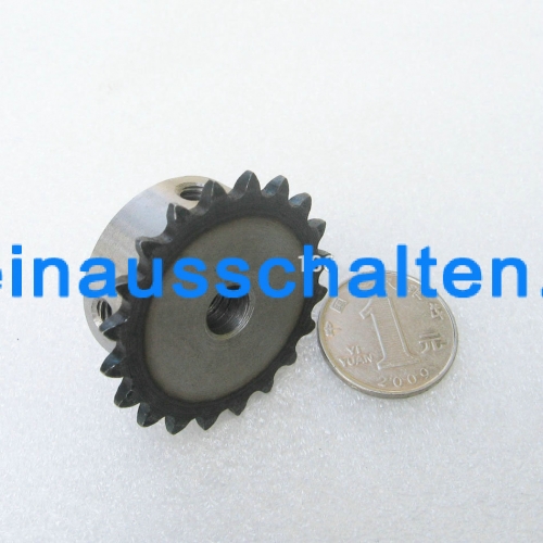 20 Zähne Kettenräder Rollenkette 04C-Pitch 6.35mm 1/4 "Rollen Bohrung 8mm Industrie Getriebe Motor