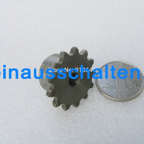 04C 13 Zähnezahl 6.35mm 1/4 "Bohrung 6mm Industrie-Getriebe, das einzelnes Reihen-Kettenrad Landmaschinen Motor für motorische antreibt