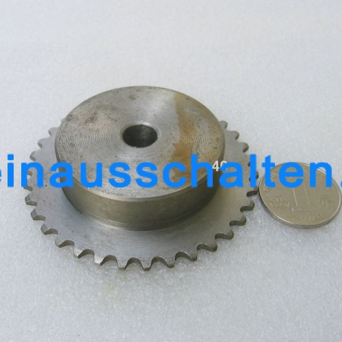 04C 35 Zähnezahl 6.35mm 1/4 "Bohrung 10mm Industrie-Getriebe einzelnes Reihen-Kettenrad Landmaschinen Motor für motorische antreibt