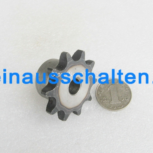 08B 10 Zähne 12.7mm 1/2 "Bohrung 10mm Industrie Getriebe Antriebszahnrad Einzelkettenräder mechanische Teile für Rollenkette Modellbau