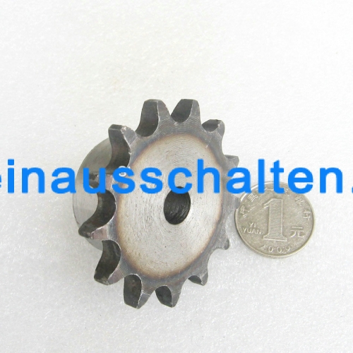 08B 13 Zähne 12.7mm 1/2 "Bohrung 10mm Industrie Getriebe Antriebszahnrad Einzelkettenräder mechanische Teile für Rollenkette Modellbau