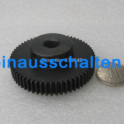 Spur Gear pinion 60Teeth Mod 1 M=1 Width 10mm Bore 8mm Right Teeth 45# steel major gear cnc gear rack transmission RC