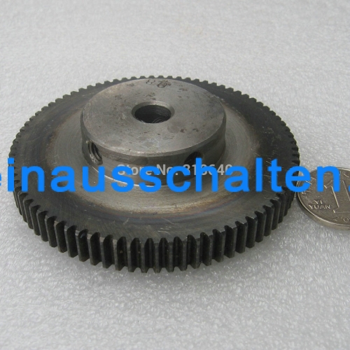 Spur Gear pinion 80Teeth Mod 1 M=1 Width 10mm Bore 8mm Right Teeth 45# steel major gear cnc gear rack transmission RC