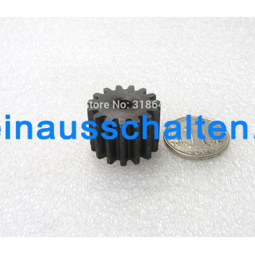 15 Zähne Modul=1.5 Stirnrad Zahnrad Breite 18mm Bohrung 6mm Rechte Stahl positives Zahnrad CNC Zahnrad Zahnstangengetriebemotor