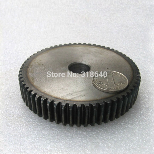 Spur Gear pinion 60T Mod 1.5 M=1.5 Width 18mm Bore 12mm Right Teeth 45# steel positive gear CNC gear rack transmission motor