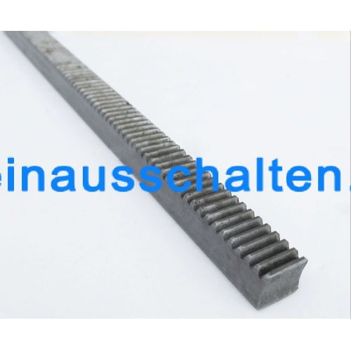 Mod 1 spur Gear rack right teeth 12x12x280mm length 280mm 45# steel Black Oxide CNC parts modulus 1 M1