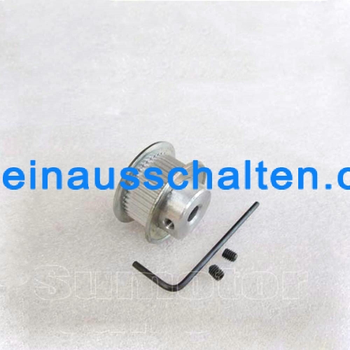 Aluminium-Legierung Zahnriemenscheibe Bohrungs-Ø: 5mm/6/6.35/8mm Zähnezahl: 40 Durchmesser:32mm für 3D-Drucker CNC-Teile