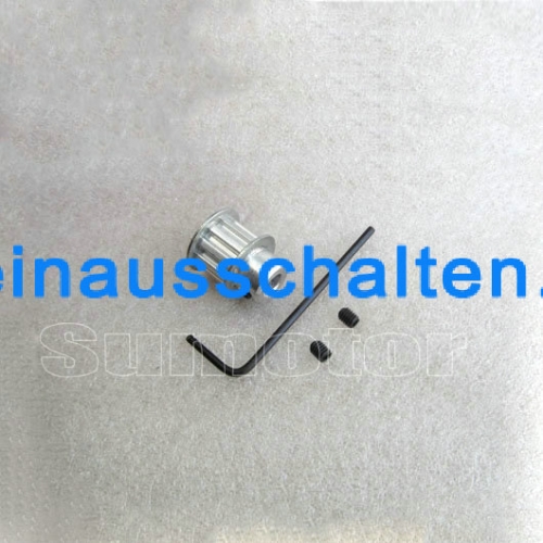 Aluminium Zahnriemenscheibe Bohrungs-Ø: 5/6/6.35mm Zähnezahl:10 Durchmesser:19mm Teilung:0.2"/5.080mm für 3D-Drucker CNC-Teile Transmission