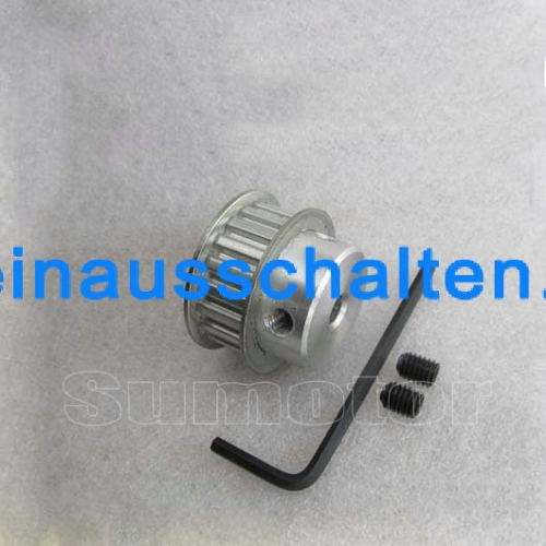 Aluminium Zahnriemenscheibe Bohrungs-Ø: 6 6.35 7 8 10mm Zähnezahl:20 Durchmesser:38mm Teilung:0.2"/5.080mm für 3D-Drucker CNC-Teile Transmission