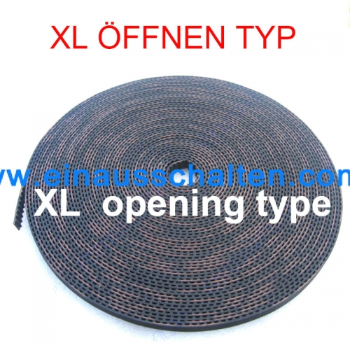 Zahnriemen-XL Länge 1m für Teilung 5.08mm Breite:10mm Öffnung-Typ Rubber Synchronriemen Industrie-Synchrongetriebe Transmission Förderband