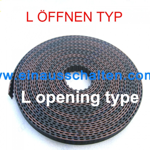 Zahnriemen-L Länge 1m für Teilung 9.525mm Breite:20mm Öffnung-Typ Rubber Synchronriemen Industrie-Synchrongetriebe Transmission Förderband