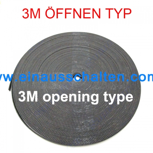 3M Arc HTD tooth pitch 3mm Synchronous rubber Opening Timing belt CNC/3D printer Engraving Machine Part for Reciprocating