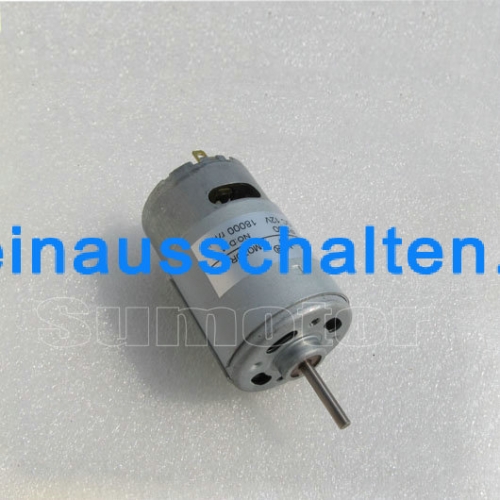 18000rpm DC 12V 50W 5.6A Bürstenmotoren Elektrischer Spielzeugmotor Lange Ausgangswelle, für Schiff Robotermodell Modellbau