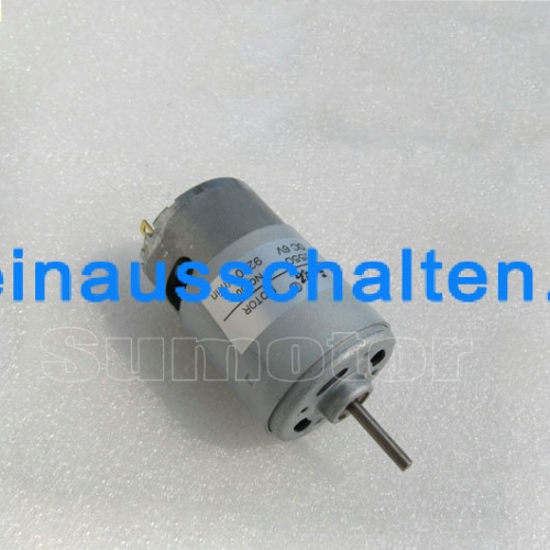 9200rpm DC 6V 18W 4.4A Bürstenmotoren Elektrischer Spielzeugmotor Lange Ausgangswelle, für Schiff Robotermodell Modellbau