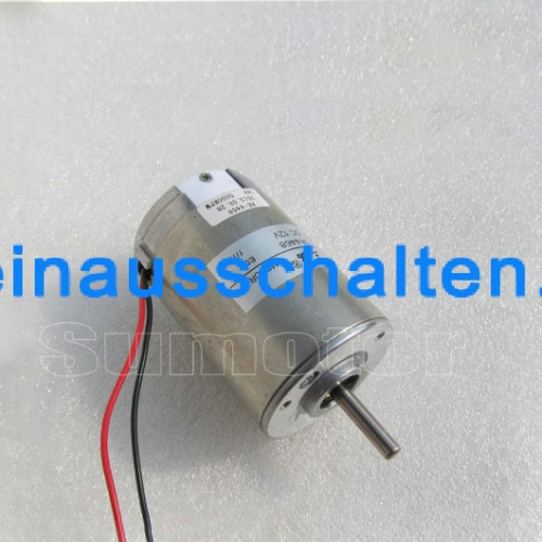 5000rpm DC 12V 5W 1.2A Bürstenmotoren Elektrischer Spielzeugmotor Lange Ausgangswelle für Zuckerwattmaschine Schiff Roboter Modellbau