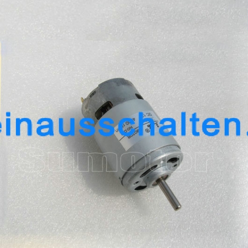 4600rpm DC 12V 27W 3A Bürstenmotoren Elektromotor Lange Ausgangswelle hochdrehend für Schiff Roboter RC-Car Glasschneider Modellbau