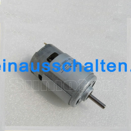 9000rpm DC 24V 80W 4.8A Bürstenmotoren Elektromotor Lange Ausgangswelle hochdrehend für Schiff Roboter RC-Car Glasschneider Rasenmäher Modellbau