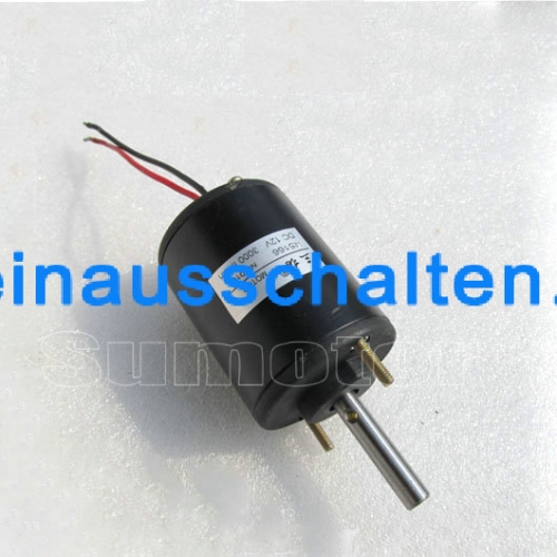 3000rpm DC 12V 12W 4N*cm 1.5A Bürstenmotor Hochgeschwindigkeit Lange Ausgangswelle für Schiff Roboter Modellbau Werkzeugmaschinen Zuckerwattemaschine