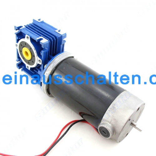 tail shaft /axle for encoder DC 24V 12V 3000N.cm Worm Gear Reducer electric motor High power big Torque Low speed Industry machinery