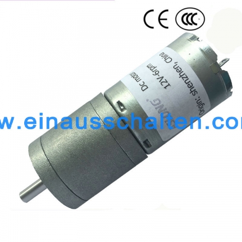 DC 12V 24V Getriebemotor 3RPM-1000RPM Metall Getriebe Micro