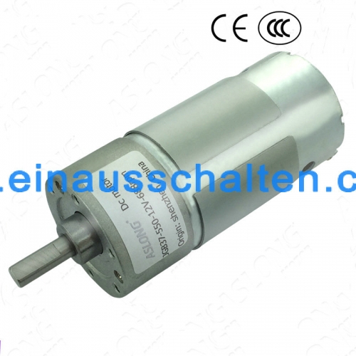 Getriebemotor 12V / 24V Gleichstrommotor niedriger Drehzahl hoher Drehmoment  elektrischer Gleichstrommotor D Welle für allgemeine Verwendung [0056404  (GB37-555)] - €24.50 