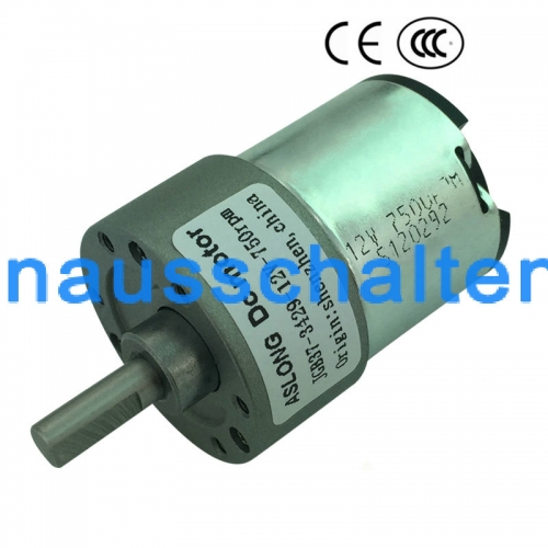 Φ37mm Transmission motor DC12V 24V DC motor High-load large torque gear box Intelligent robots