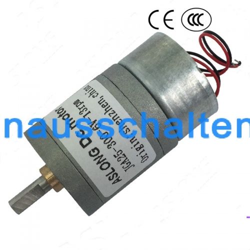 Mini Getriebemotor Motor-Reductor 5-1090rpm DC-Zahnrad-Motor DC 12v hoher  Drehmoment DIY Modellbau 3v elektrischer Motor [0056400 (GA25-300)] - €9.80  