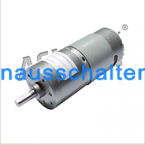 6-400 rpm 24v Motor 6-36v High Torque DC Reduction Motor Reversed 24V Gear Motor