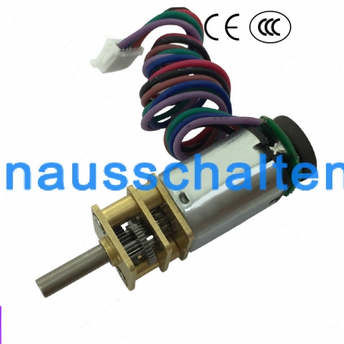 DC Getriebemotor mit Encoder Geschwindigkeit Geschwindigkeitsmessung 6V 500rpm FÜR Mini Auto Gleichgewicht Motor Encoder DIY