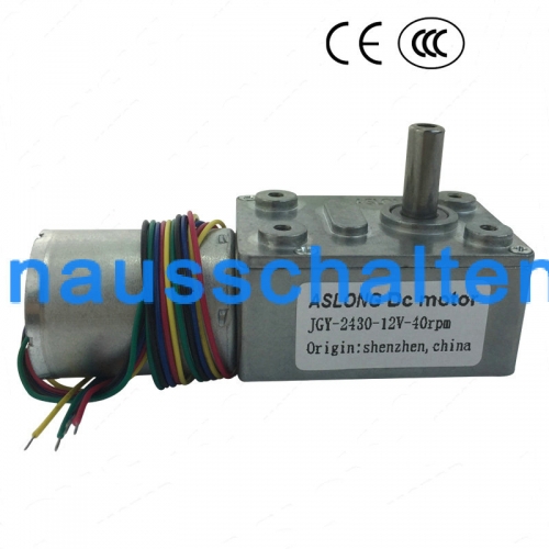 Brushless 12 Volt DC Worm Gear Motor Reduction Gearbox Engine Self-locking Reversible Geared Motor DC Tachogenerator