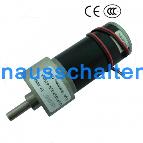 24V DC Reversible Reduction Geared Motor 12 Volt DC Gear Motor Reductor Engine High Speed High Torque Reversible