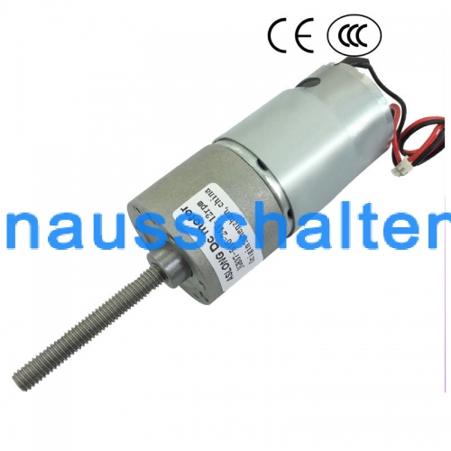 DC24V gear motor with low speed with high torque motor shaft screw DIY