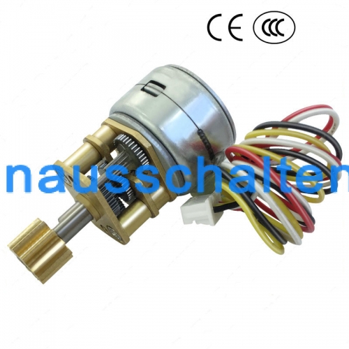 DC5V ~ 12V Mini Schrittmotor, 2 Phase 4 Draht Hohe Drehmoment hohe Präzision Schrittmotor 1: 100 Mikro Nema 8 Schrittmotor