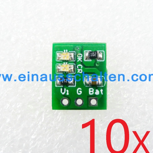 10pcs 1A DC5V mini Li Lithium-Batterieladegerät-Modul-Brett für Arduino UNO MEGA DUE Breadboard PCB 18650 Solarmodul-bewegliche Energie