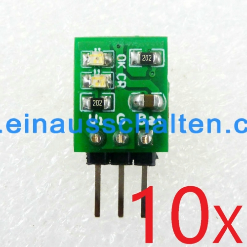 10PCS sehr-klein DC5V Batterieladegerät-Platine DC-Stromversorgungsmodul für 18650 aufladbar Li-Ion Batterie LED-Spielzeug UAV RTF UFO