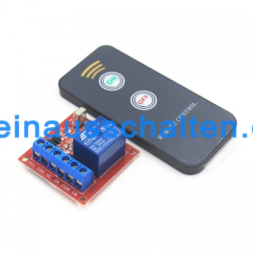 1CH 5V DC IR Remote Switch Support Connect Button Switch +2-key Control For Home Light Garage Door