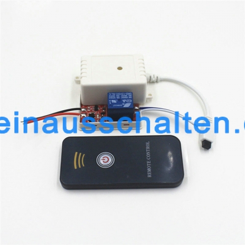 1 channel 24V DC IR remote control receiver switch with cable wire + 1 button remote control for light and garage door