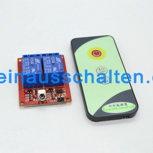 2-Kanal 12V Infrarot-Empfänger-Relais-Treiber-Board + Fernbedienung / 2CH Infrarot-Transceiver-Kit / Infrarot-Fernbedienung Schalter