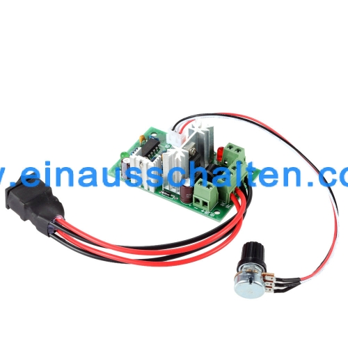 Einstellbarer DC Motor Drehzahlregler PWM Drehzahlregler 120W PWM DC Motorregler 10V 12V 24V 30V 3A Reversing Switch