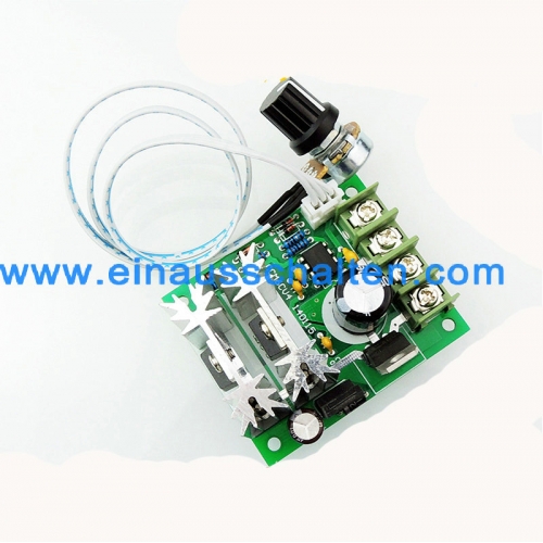 DC6V / 12 / 24V 10A Impulsbreitenmodulator PWM Gleichstrommotor Drehzahlregler Schaltregler Einstellbarer Drehzahlregler 10 20A