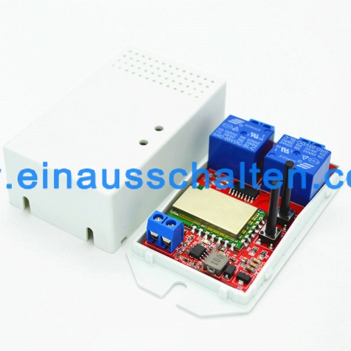 2 Kanal DC12V IOS iphone / Android Handy WIFI WLAN DC Schalter Fernsteuerung Universal WLAN wie FRITZ TP-Link Schalter Module STEUERUNG Zeitschaltuhr