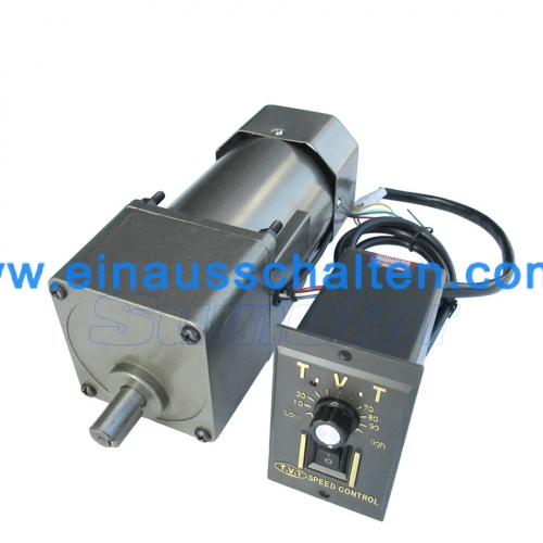 40W 220V 1-Phase Getriebemotor Elektromotor w/ Drehzahlregler