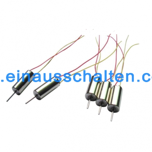 0.8MM 3.5V 39000rpm Hohe Geschwindigkeit kernlose Motor 7 * 16MM hohler Schalenmotor Mikro Modellflugzeugmotor Schaftdurchmesser