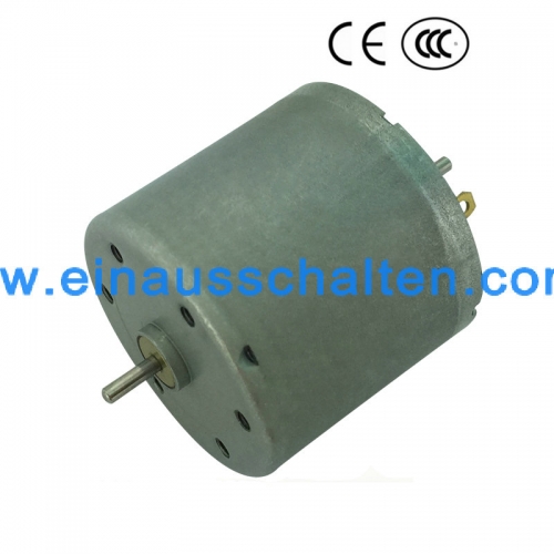 DC-Motor-Doppelwellen-Motorbürste 10000RPM Hochgeschwindigkeitsmotor 6-24V Dual-Ausgangswellen-Motor kann Encoder installieren