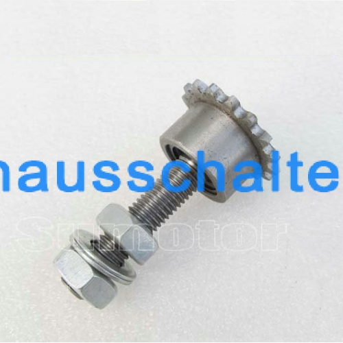 04C16T Spannrolle Kettenräder Schrittmotor 16 Zähne Steigung 6.35mm 1/4 "Kettenrad Spannsystem angetriebenes Rolle Treibscheibe DIY