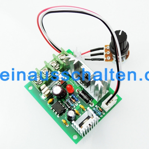 Pulse Width PWM DC Motor Speed Controller 12V24V30V 120W Universal Controller Switch With Fuse